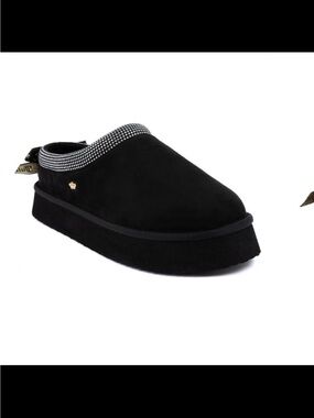 NWB juicy couture women’s olyana closed toe clog slipper black size 8
